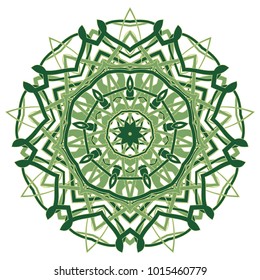 Arabic Colorful Mandala. Ethnic tribal ornaments