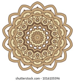 Arabic Colorful Mandala. Ethnic tribal ornaments