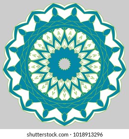 Arabic Colorful Mandala. Ethnic tribal ornaments