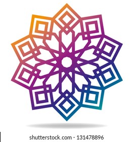 Arabic Decorative Pattern. Islamic Symbol