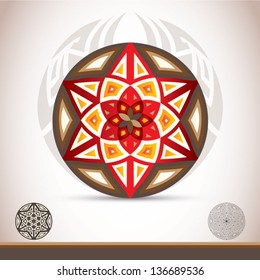 Arabic Decorative Pattern. Islamic Symbol