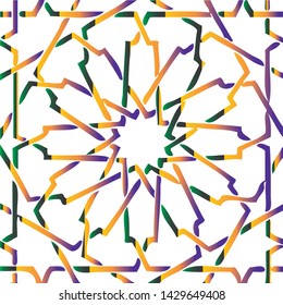 ARABIC DESIGN ARABESQUE STYLE VECTORIAL 