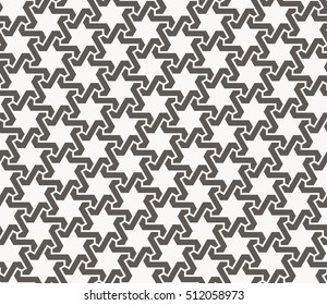 arabic design with hexagonal star, islamic seamless vector pattern