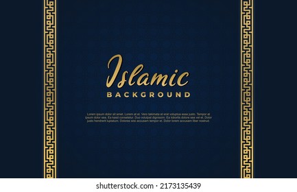 Arabic elegant luxury ornamental islamic background with islamic pattern decorative ornament