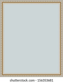 Arabic Floral Frame. Traditional Islamic Design. Mosque decoration element. Elegance Background with Text input area in a center.