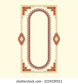 Arabic Floral Frame. Traditional Islamic Design. Mosque decoration element. Elegance Background ...

