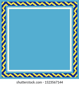 Arabic Floral Frame for your design. Traditional Islamic Design. Mosque decoration element. Elegance Background with Text input area in a center.