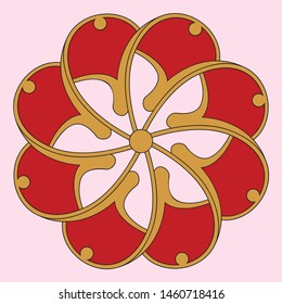 Arabic Floral Ornament. Traditional Islamic Design.
