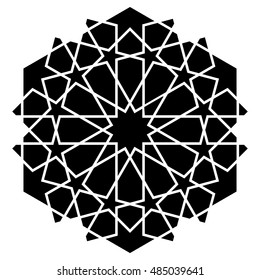 Arabic geometric background. Islamic style.