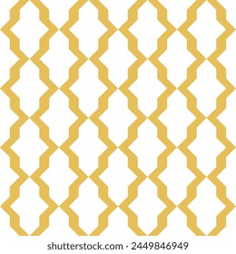 Arabic geometric mosaic printable seamless pattern with abstract Moroccan print in blue and orange colors. Ramadan Kareem Traditional Islamic art Illustration background.