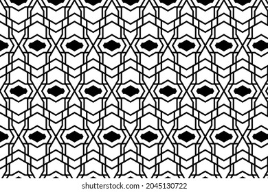 Arabic geometric pattern design. Seamless pattern for multiple usage