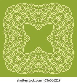 Arabic geometric pattern for festive design of the holiday of Ramadan or other oriental style art