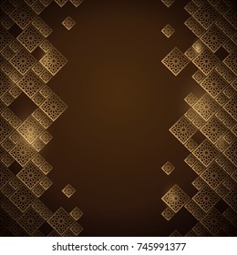 Arabic geometric pattern morocco ornament banner background