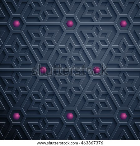 Arabic geometric pattern ornate background