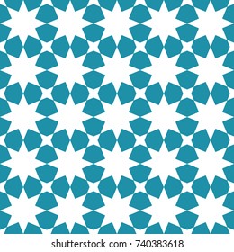 arabic geometric seamless ornament pattern