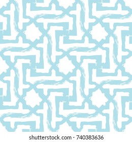 arabic geometric seamless ornament pattern