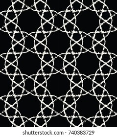 arabic geometric seamless ornament pattern