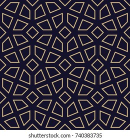 arabic geometric seamless ornament pattern