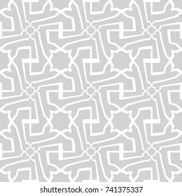 arabic geometric seamless ornament pattern
