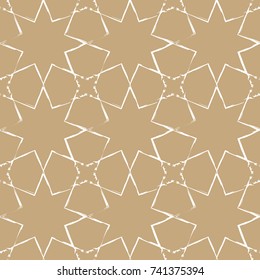 arabic geometric seamless ornament pattern