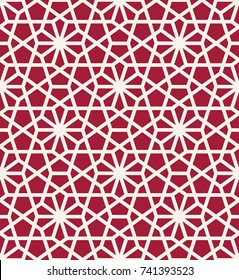 arabic geometric seamless ornament pattern