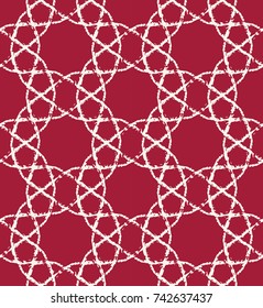 arabic geometric seamless ornament pattern