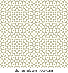 arabic geometric seamless pattern