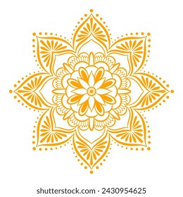 Arabic Golden Mandala Vector Design