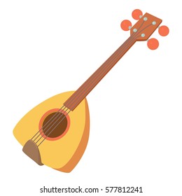 Arabic guitar icon. Cartoon illustration of arabic guitar vector icon for web