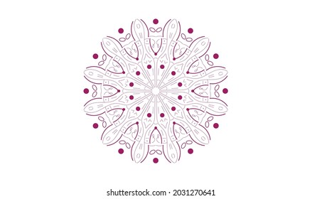 Arabic hand decoration in Arabic calligraphy