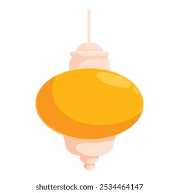 Arabic hanging lantern illuminating the surroundings with its warm inviting glow, perfect for ramadan or islamic themed designs