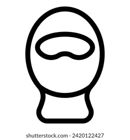 Arabic headwear icon outline vector. Career female. Person fashion