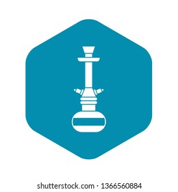 Arabic hookah icon. Simple illustration of arabic hookah vector icon for web
