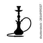 Arabic Hookah Simple Silhouette Icon