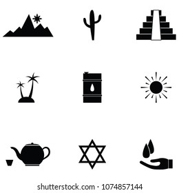 arabic icon set