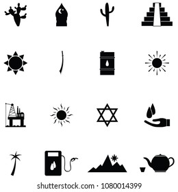 arabic icon set