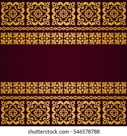 Arabic invitation card.