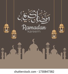 Arabic Islamic calligraphy of text eid adha mubarak translate (Blessed eid) with islamic ornaments, can use for islamic occasions like Eid Ul Fitr and Eid Ul Adha. Vector Illustration