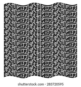 Arabic Islamic calligraphy of text Ramadan Kareem on abstract.