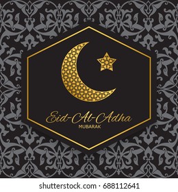 Arabic Islamic Eid-Al-Adha (also called the Sacrifice Feast) background for Muslim festival celebration.