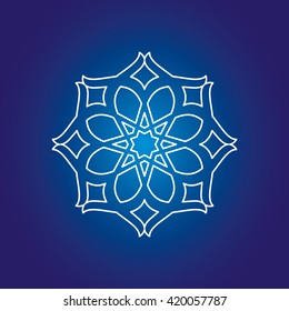 Arabic Islamic geometrical pattern