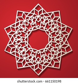 Arabic islamic pattern. Design elements can use for Ramadan Kareem greeting card or EID Mubarak invitation.