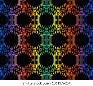 Arabic, Islamic pattern. Vector background.illustration for muslim