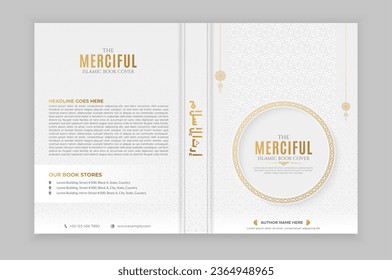 Arabic Islamic Style Book Cover Design with Arabic Pattern