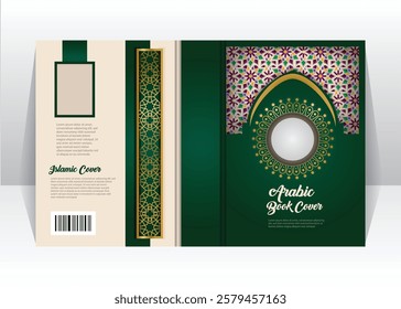 Arabic islamic style with colorful ornamental template print