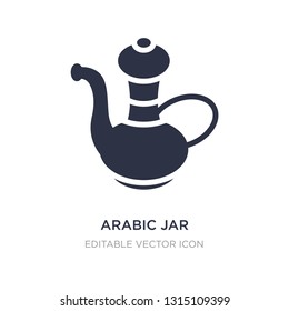 arabic jar icon on white background. Simple element illustration from Other concept. arabic jar icon symbol design.