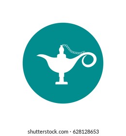 Arabic Lamp flat icon