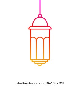 arabic lamp icon design. Vector illusrtation.