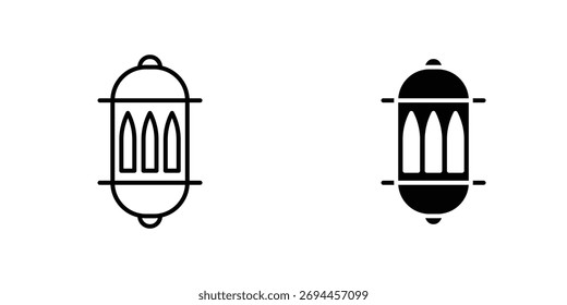 Icono de lámpara árabe Ilustración vectorial simple para gráfico y Diseño web.