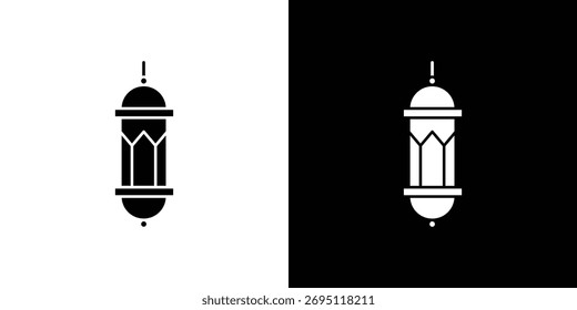 Vector del icono de la lámpara árabe, muestra plana llena, pictograma sólido. Símbolo, ilustración del logotipo.